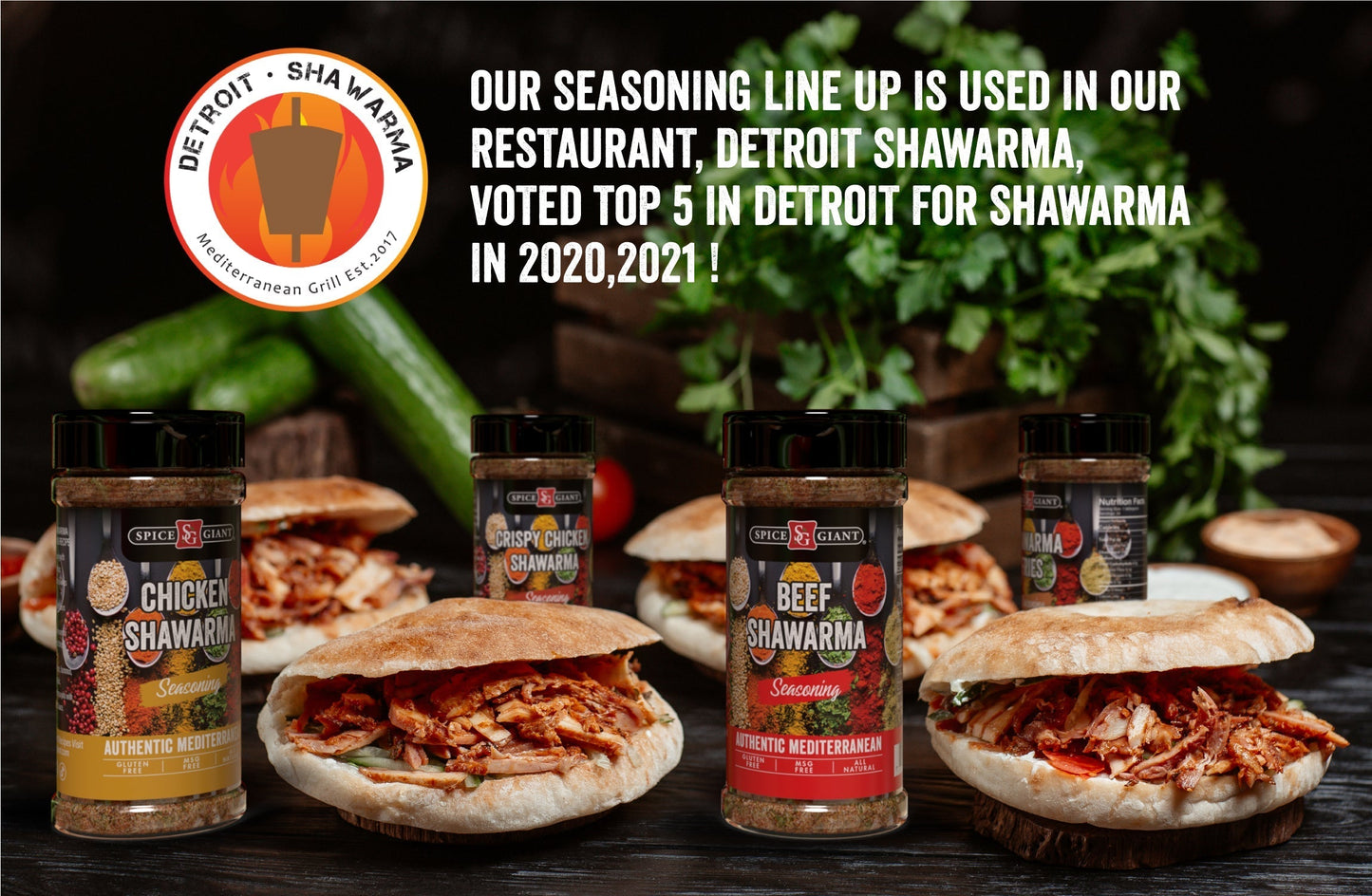 Detroit Chicken Shawarma Seasoning