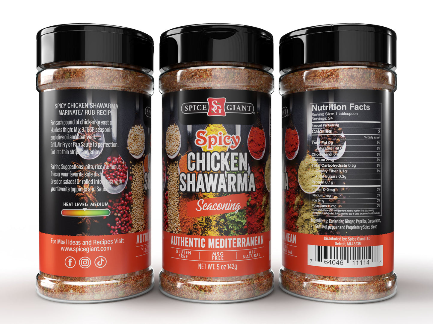 Spicy Chicken Shawarma Seasoning